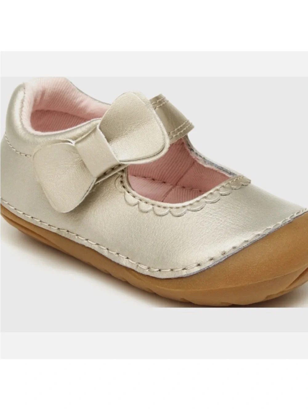 Stride Rite Girls-Toddler- Champagne-Soft Motion Makayla Mary Jane-NIB